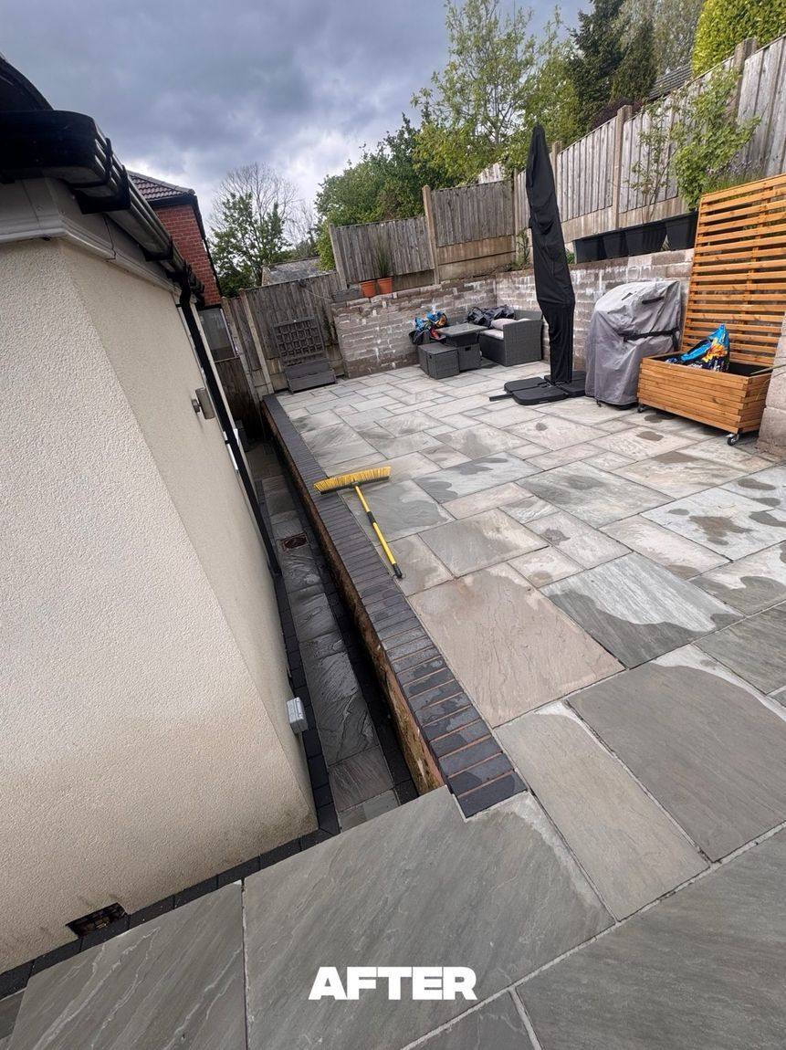 Pressure washing transformation in Oldham